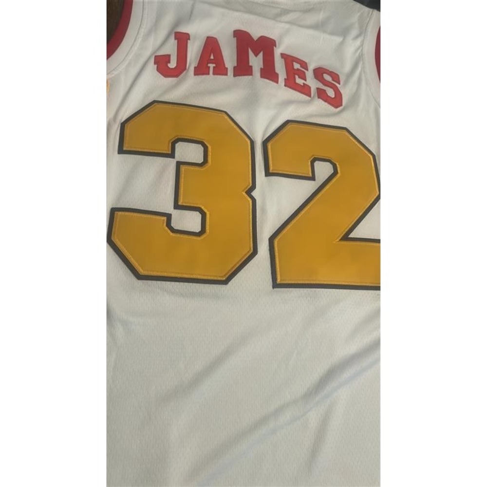 Headgear Classics LeBron James 32 McDonalds All American Jersey White Mens M - Picture 7 of 7